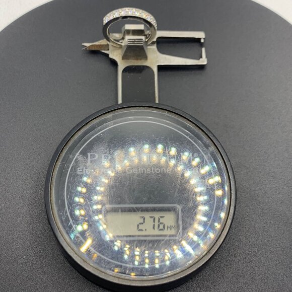 Custom Platinum 1.10CTW Diamond Pave Set Bands Matching Set Ring Size 4.75 - Picture 12 of 16